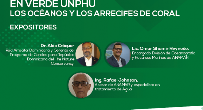 UNPHU dicta webinar sobre los océanos y los arrecifes de coral