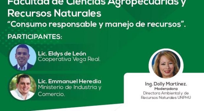 UNPHU realiza webinar: Consumo responsable y manejo de recursos