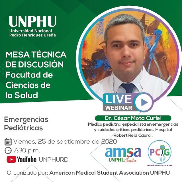 La UNPHU realiza mesa técnica de discusión sobre Emergencias Pediátricas