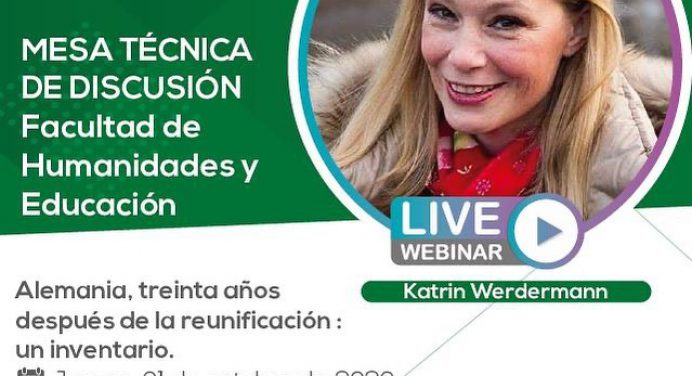 UNPHU realiza mesa técnica de discusión “Alemania, treinta años después de la reunificación: un inventario”.