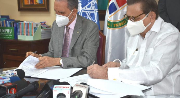 UNPHU y MESCyT firman acuerdo para desarrollar doctorado a distancia con la Universidad Benito Juárez de México