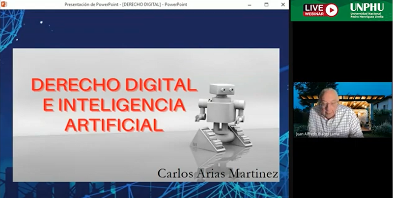 UNPHU realiza webinar Derecho Digital e Inteligencia Artificial