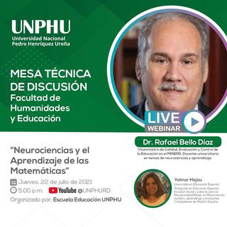 UNPHU realiza webinar “Neurociencia y el Aprendizaje de las Matemáticas”