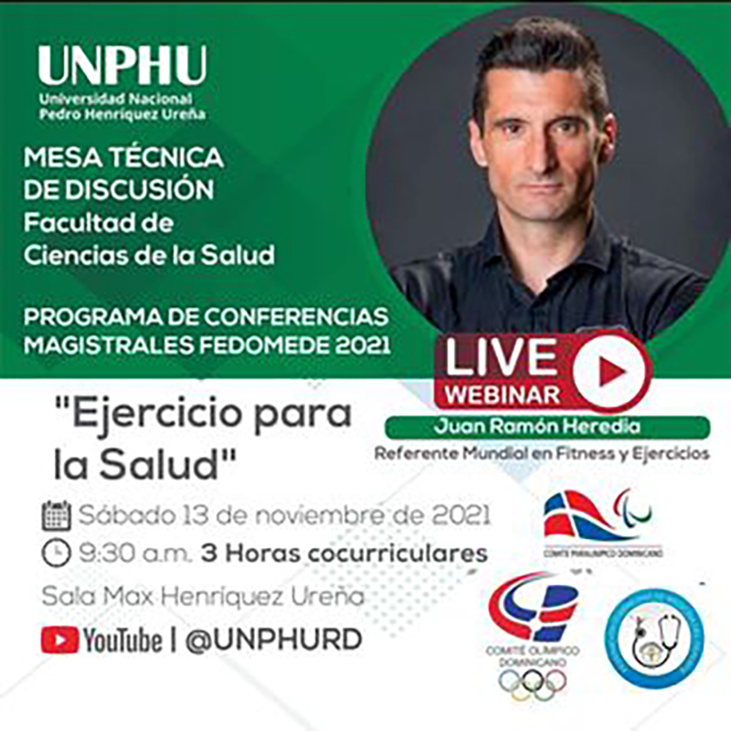 UNPHU dicta webinar Ejercicio para la Salud