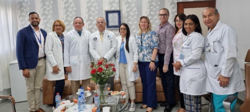 Escuela de Medicina de la UNPHU visita Hospital Dr. Vinicio Calventi