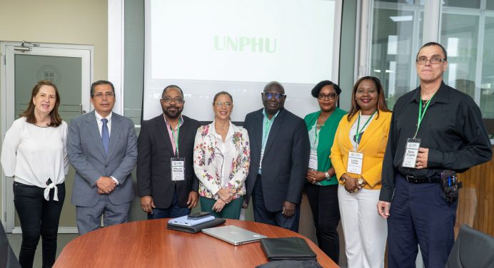 La UNPHU recibe la visita de representantes de instituciones académicas de la Isla de San Martín