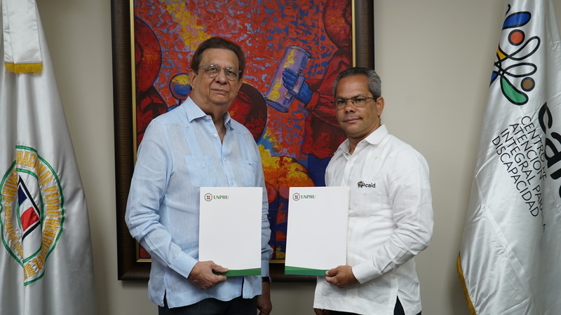 La UNPHU y el CAID firman convenio de colaboración para fomentar la inclusión y atención a la discapacidad