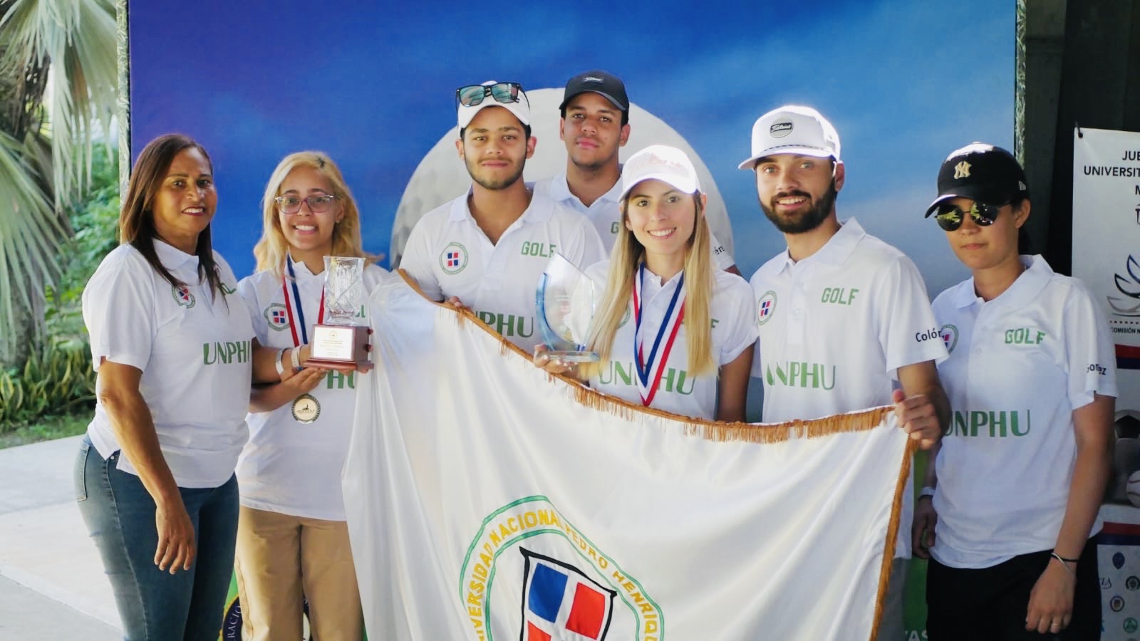 Oro y bronce para la UNPHU en la II Competencia Nacional Universitaria de Golf