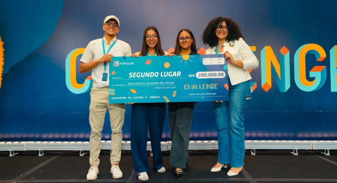 Estudiantes de la UNPHU obtienen segundo lugar en el Challenge Popular 2025
